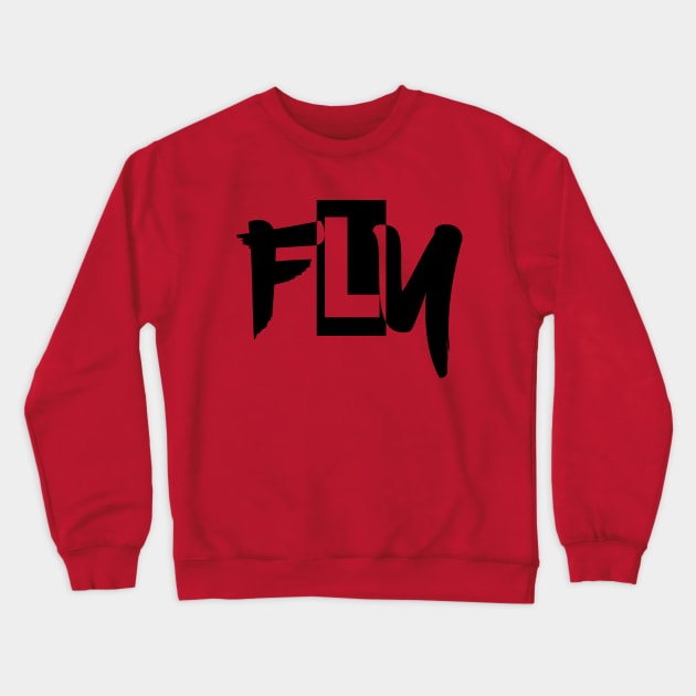 Fly Crewneck Sweatshirt by Jokertoons